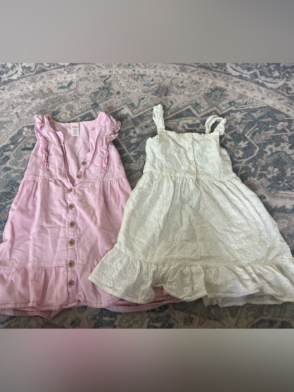 Gymboree Pink and White Girls' Summer Dresses